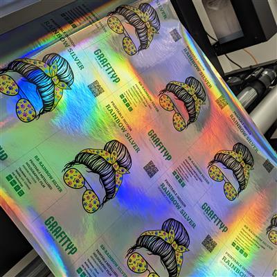 Custom Metallic Stickers