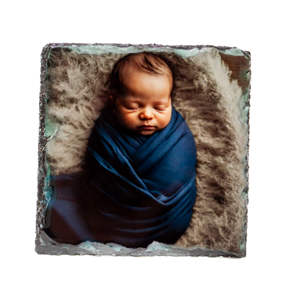 square slate coaster